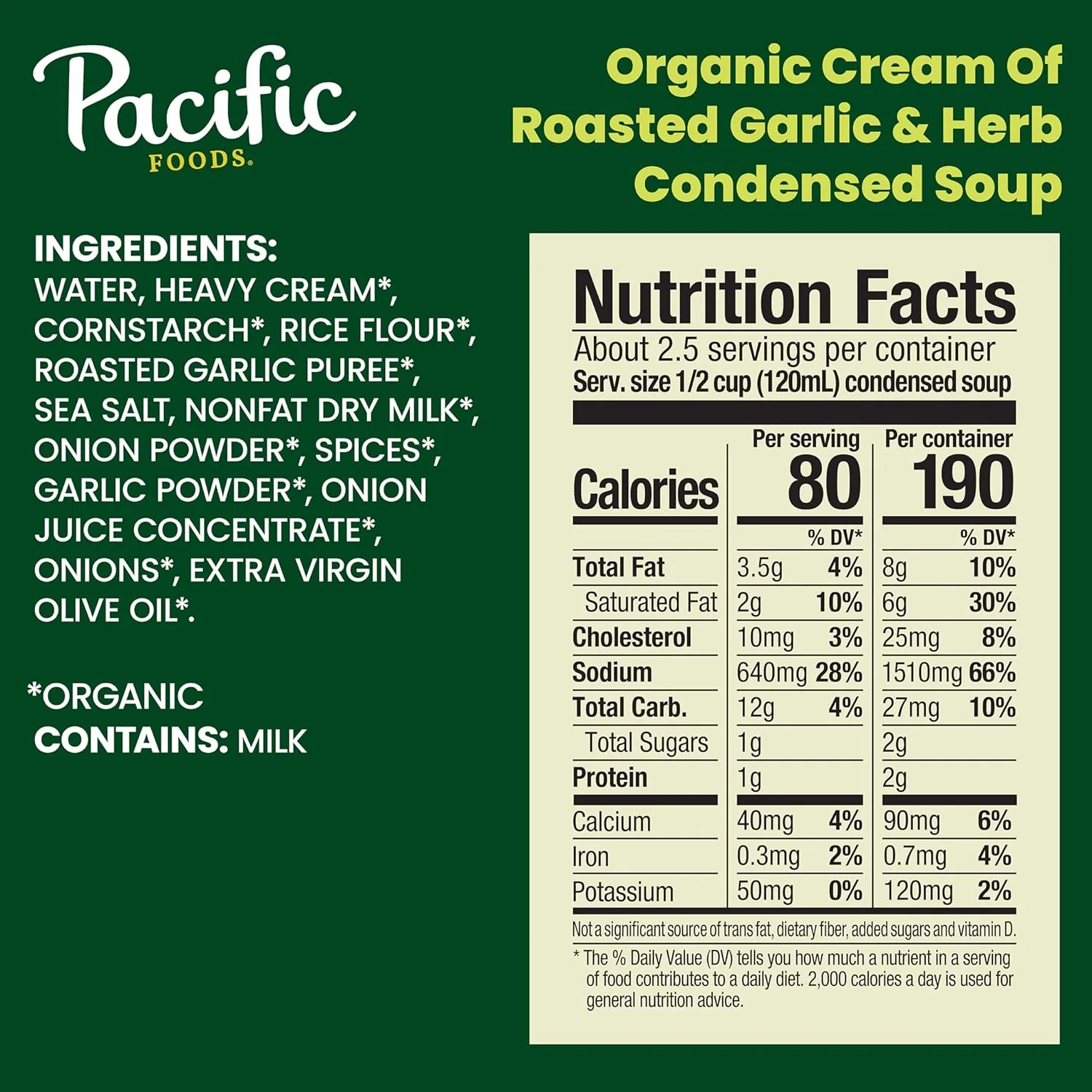 Cream of Roasted Garlic & Herb Condensed Soup - Image 4