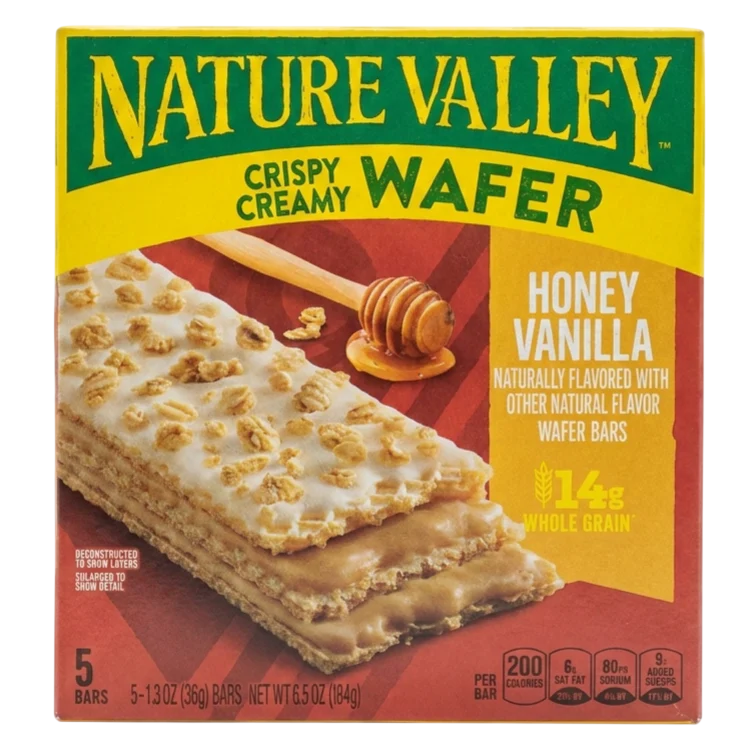 Crispy Creamy Wafer Bar Honey Vanilla (5 CT)