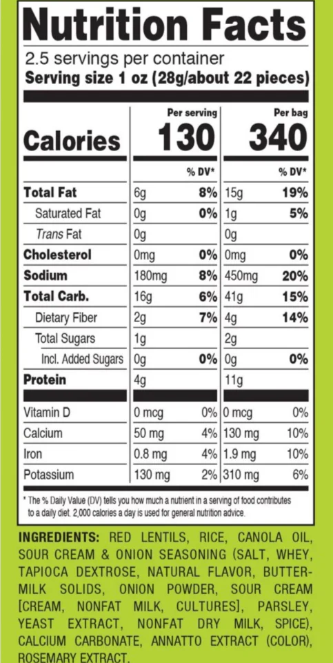 Crunchy Loops Sour Cream & Onion - Image 3