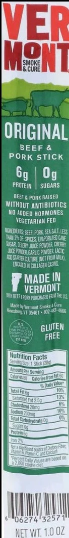 Cured Original Beef & Pork Sticks (24 Pack) - Image 2