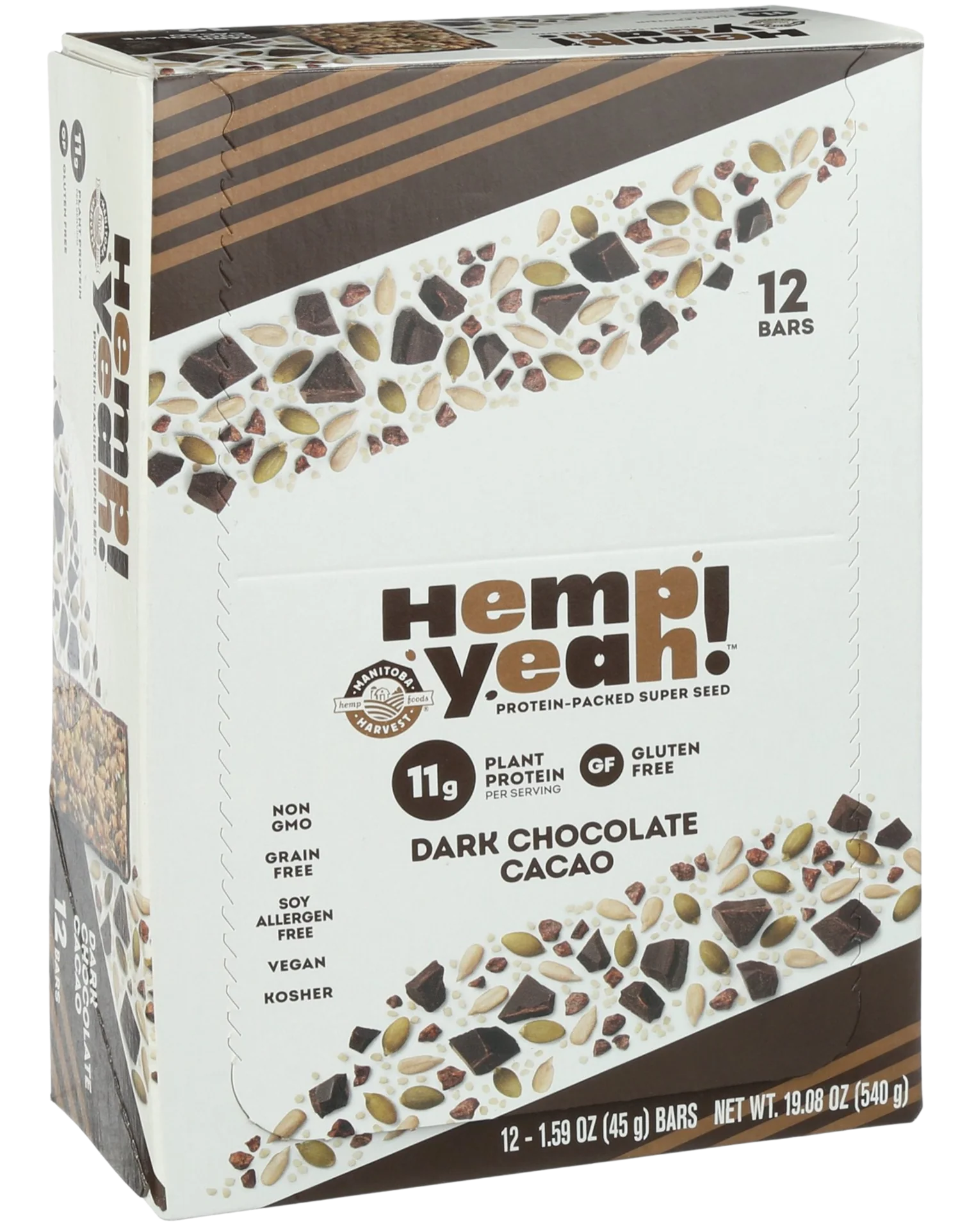 Dark Chocolate Cacao Bar (12 Pack)