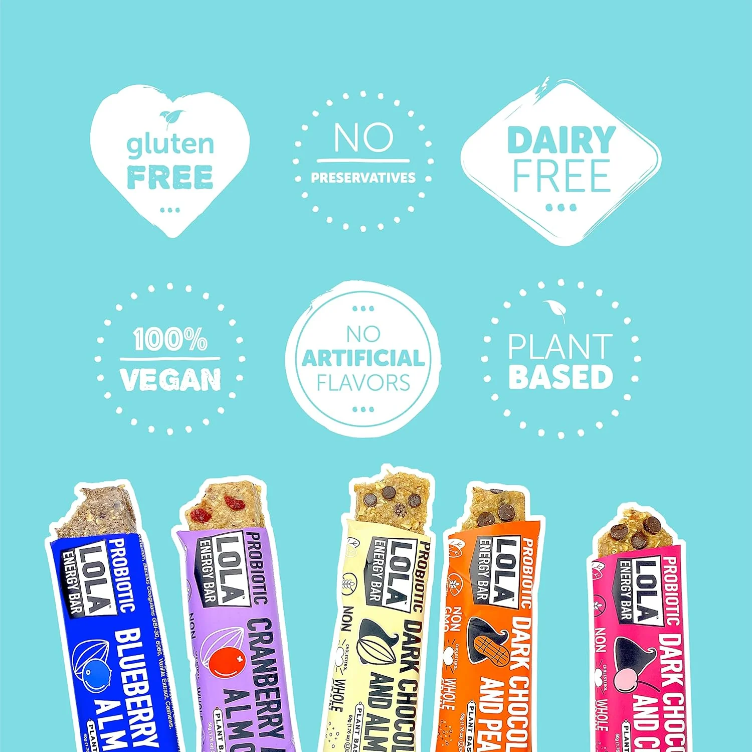 Dark Chocolate & Peanut Probiotic Bar (12 CT) - Image 3