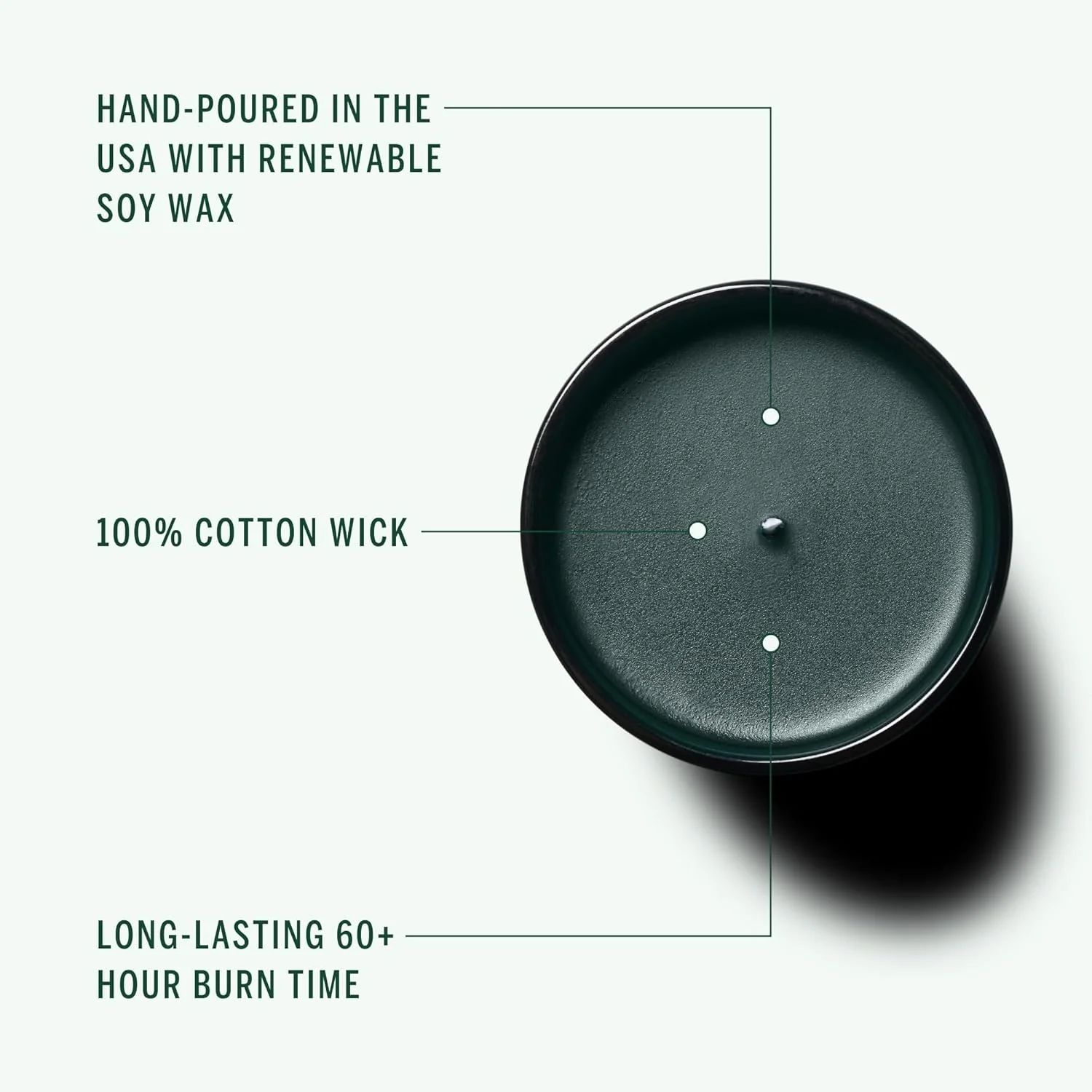 Luxury Soy Wax Scented Candle - Dark Flowers - Image 4