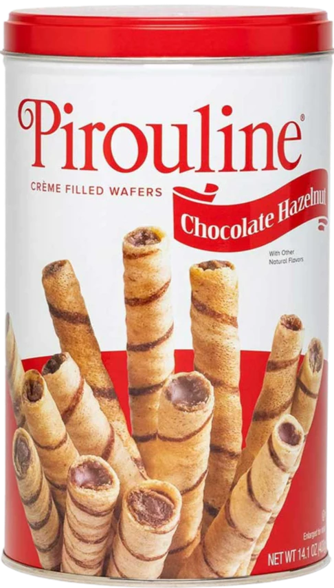 Chocolate Hazelnut Rolled Wafers
