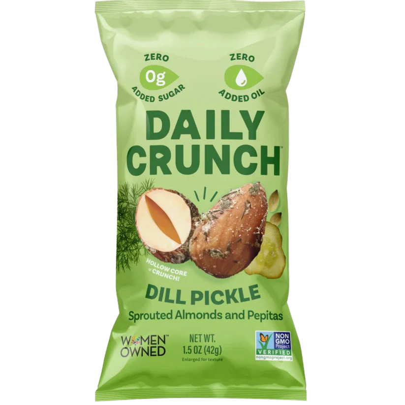 Dill Pickle Sprouted Almonds & Pepitas (8 Pack) - Image 2