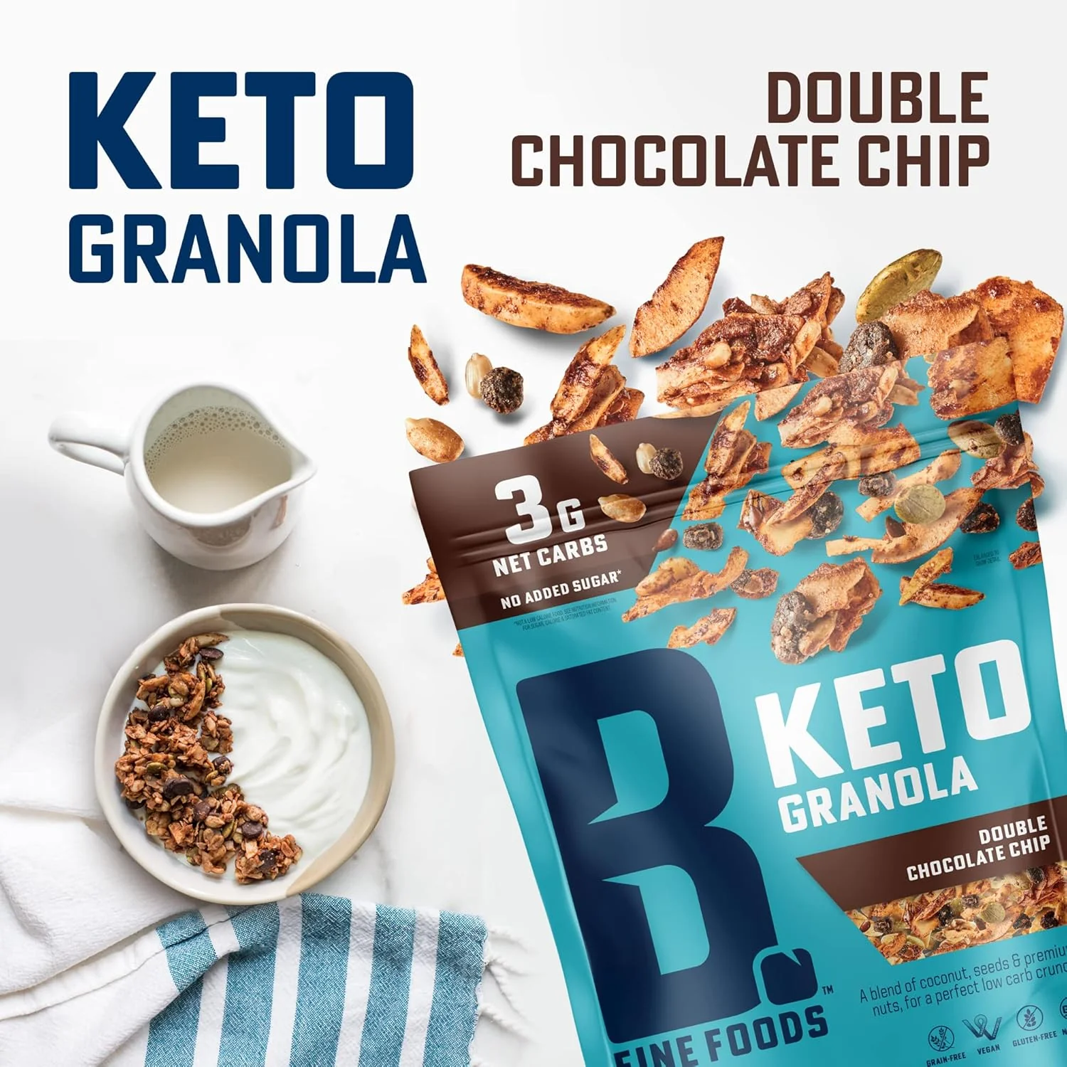 Double Chocolate Chip Keto Granola - Image 2