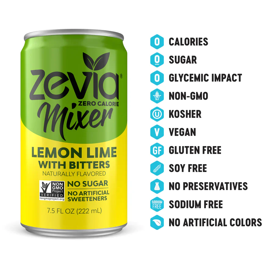 Dry Lemon Lime Zero Sugar Mixer with Bitters (6 Pack) - Image 3