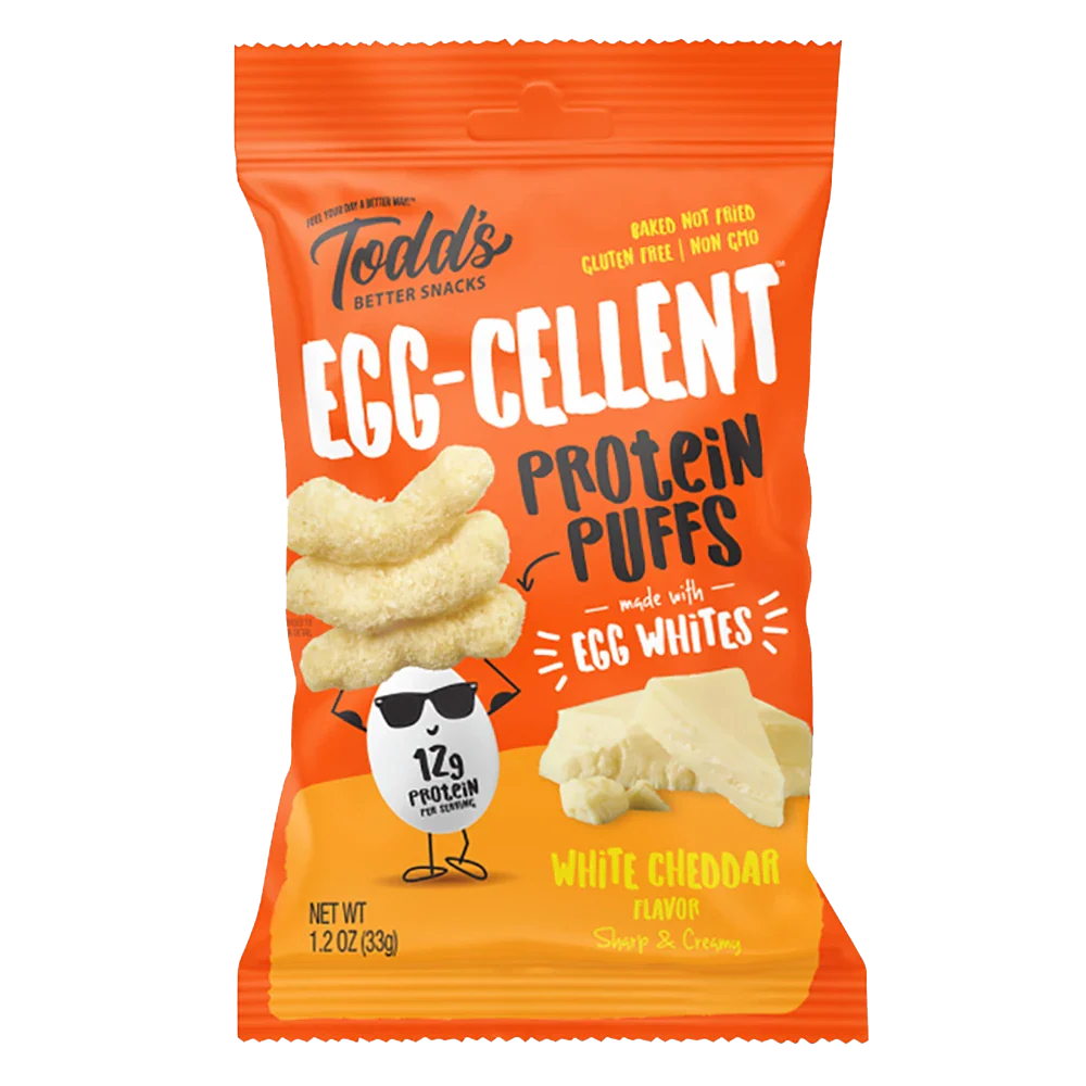 Egg-Cellent Protein Puffs - White Cheddar (10 Pack) - Image 2