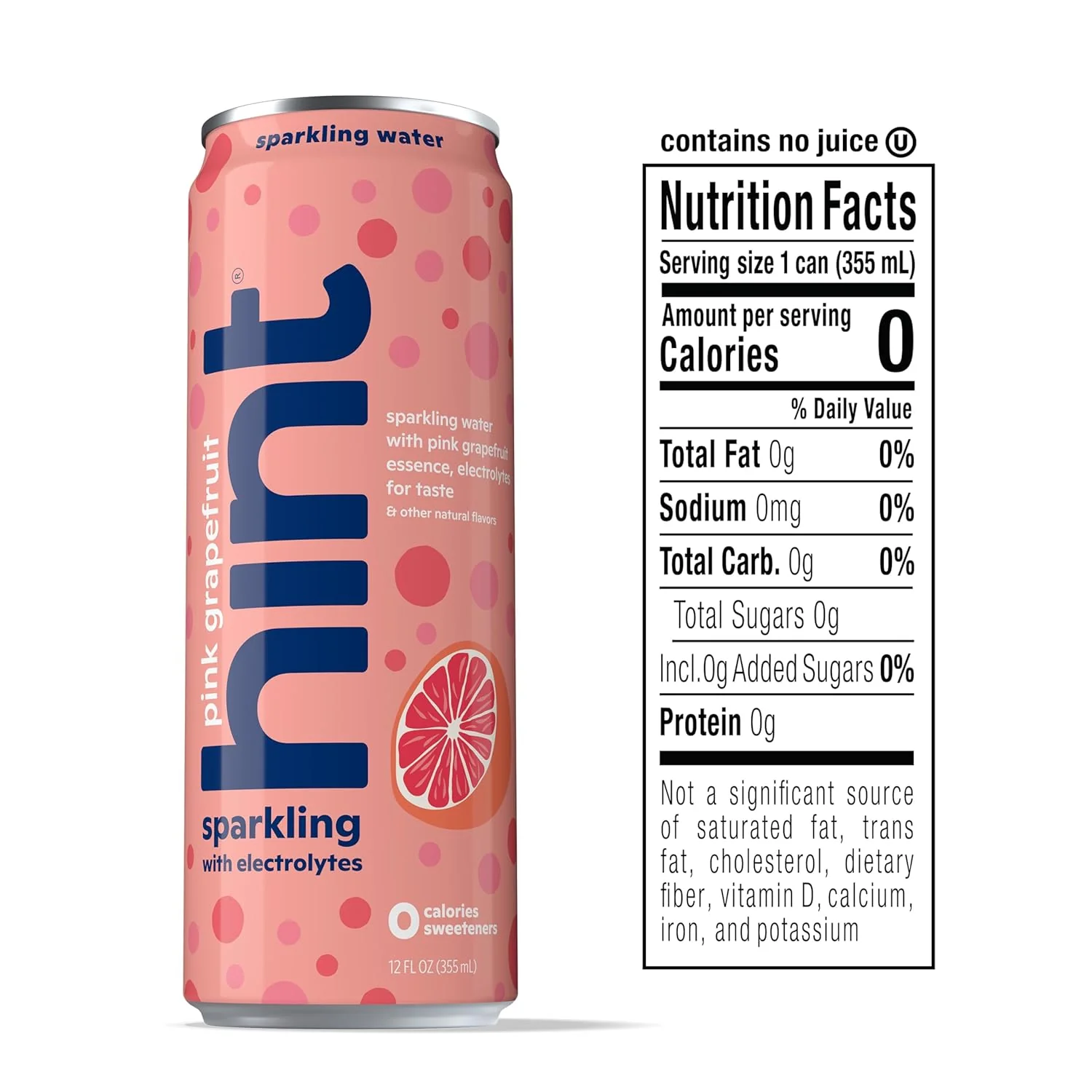 Electrolyte Sparkling Water - Pink Grapefruit (12 Pack) - Image 2