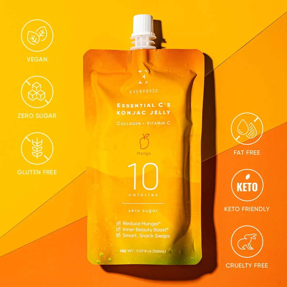 Essential C's Konjac Jelly - Mango (10 Pack) - Image 4