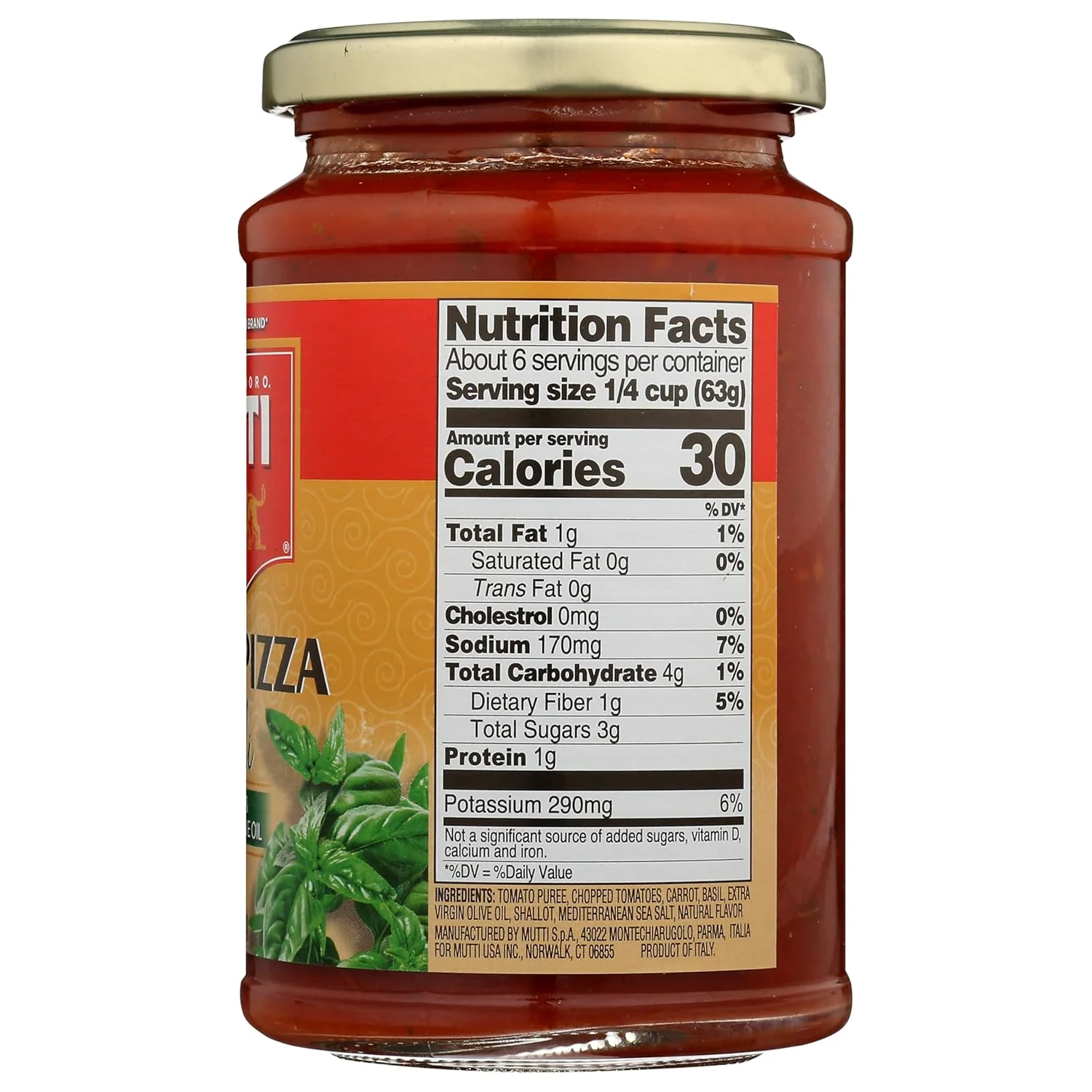 Basil Pizza Sauce With Extra Virgin Olive Oil - Image 5