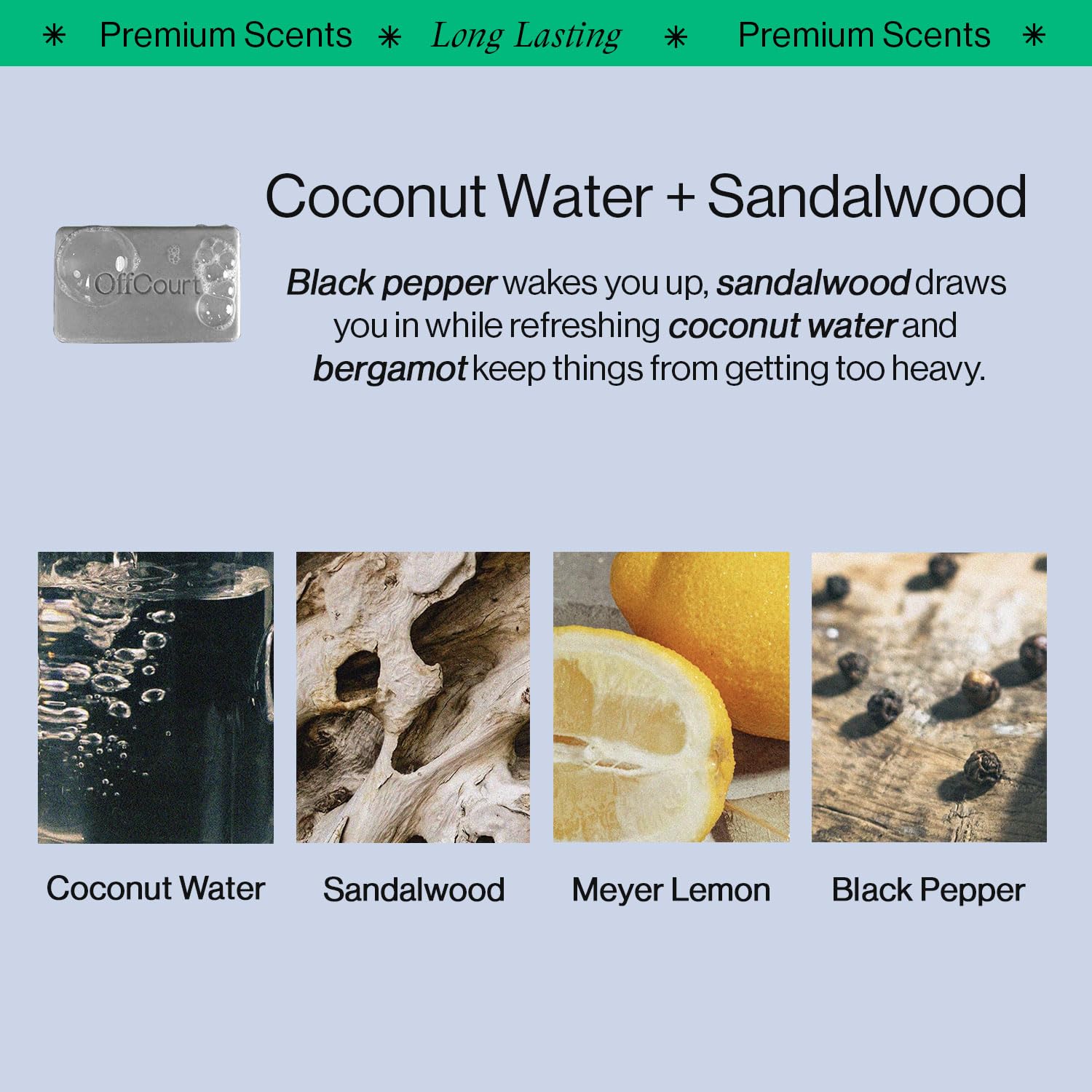 Exfoliating Body Soap Coconut Water Sandalwood - Image 3