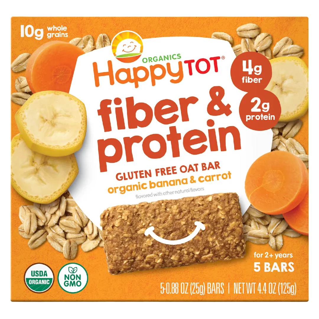 Organic Bananas & Carrots Soft-Baked Oat Bars (5 CT)