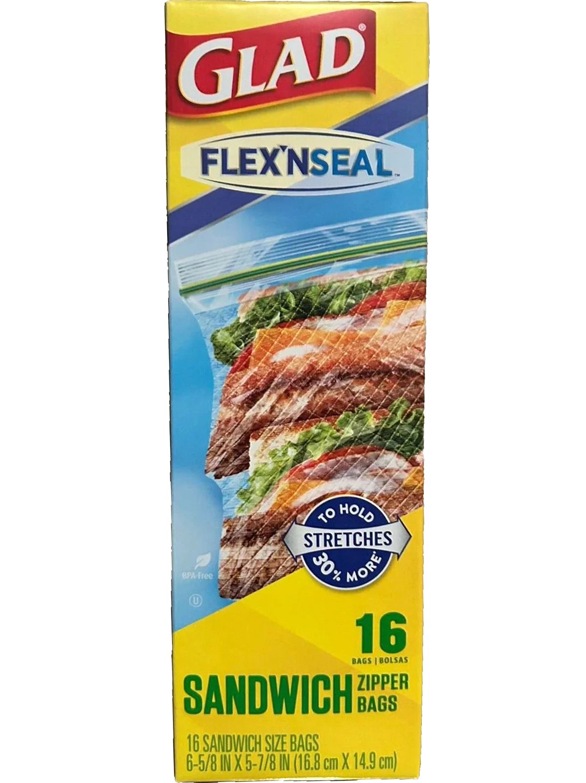 Flex N Seal Sandwich Bags (16 CT)