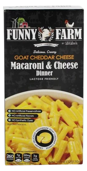 Goat Cheddar Cheese Macaroni & Cheese