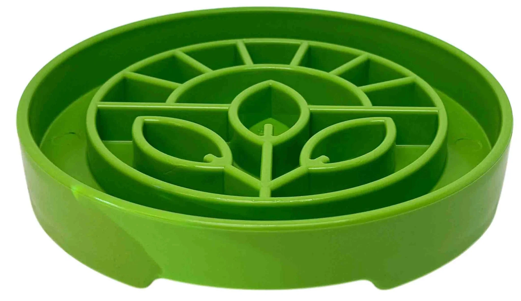 Garden Design eTray Enrichment Shallow Slow Feeder Dog Bowl - Green - Image 2