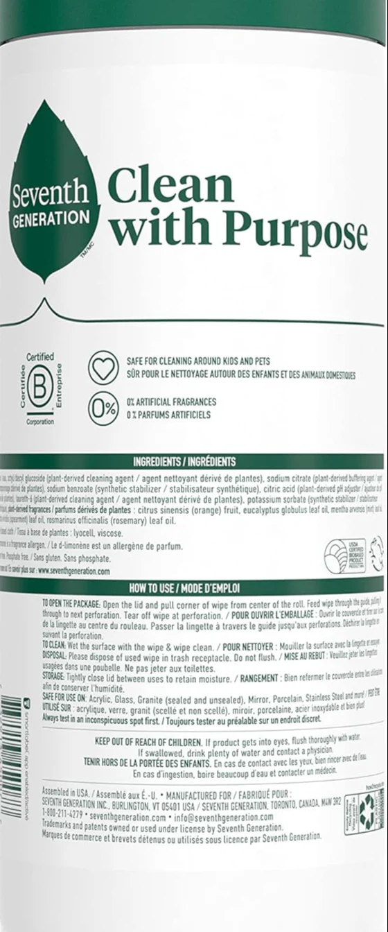 Garden Mint Multi-Surface Cleaning Wipes - Image 4