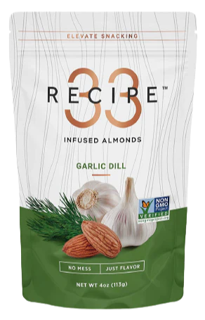 Garlic Dill Infused Almonds