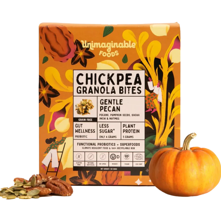 Gentle Pecan Chickpea Granola