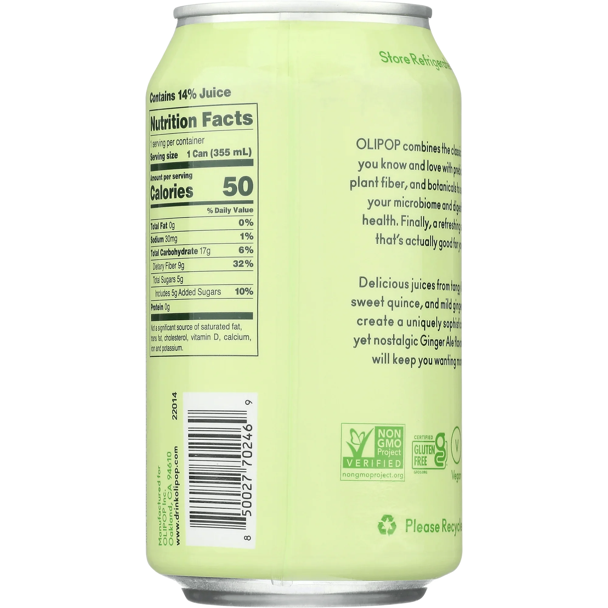 Ginger Ale Prebiotic Soda (12 Pack) - Image 4