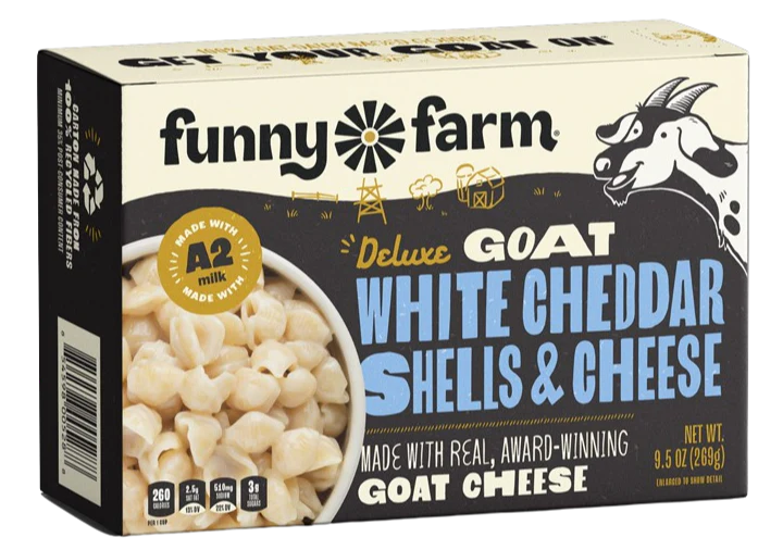Goat White Cheddar Shells And Cheese Entree (8 Pack) - Image 2