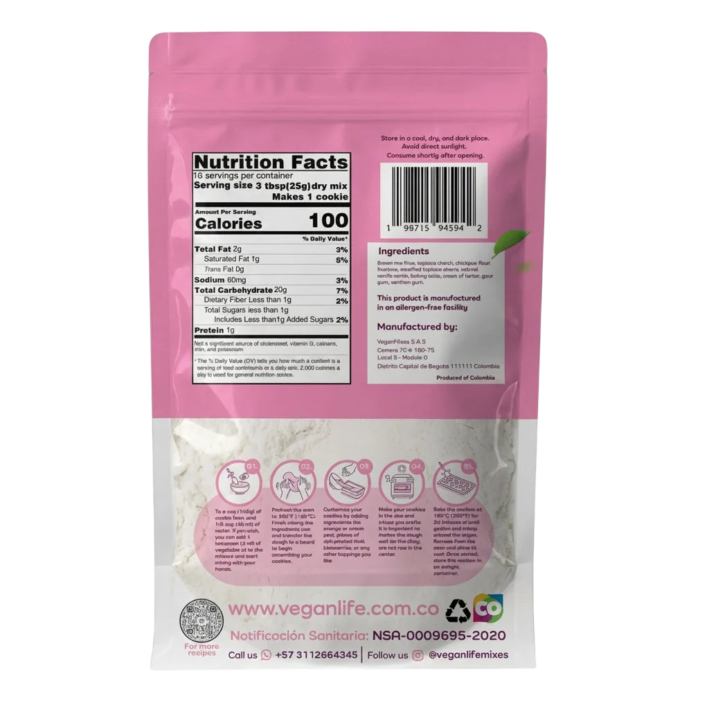 Vegan Mixes Cookie Vanilla Mix - Image 2