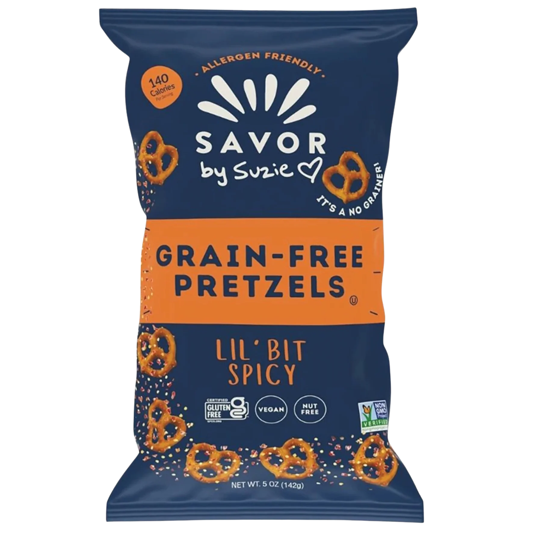 Grain Free Lil Bit Spicy Pretzels