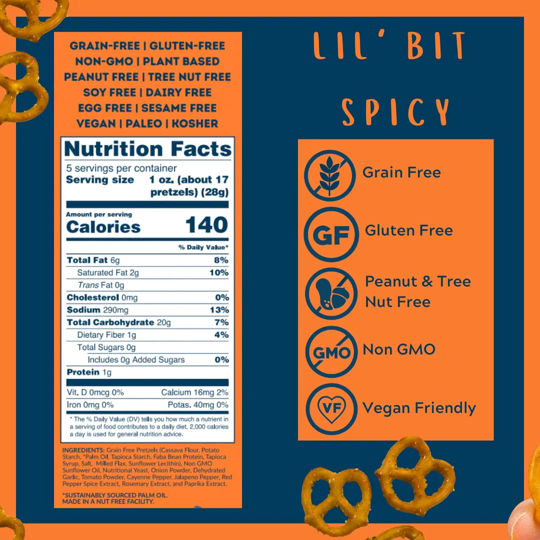 Grain Free Lil Bit Spicy Pretzels - Image 4