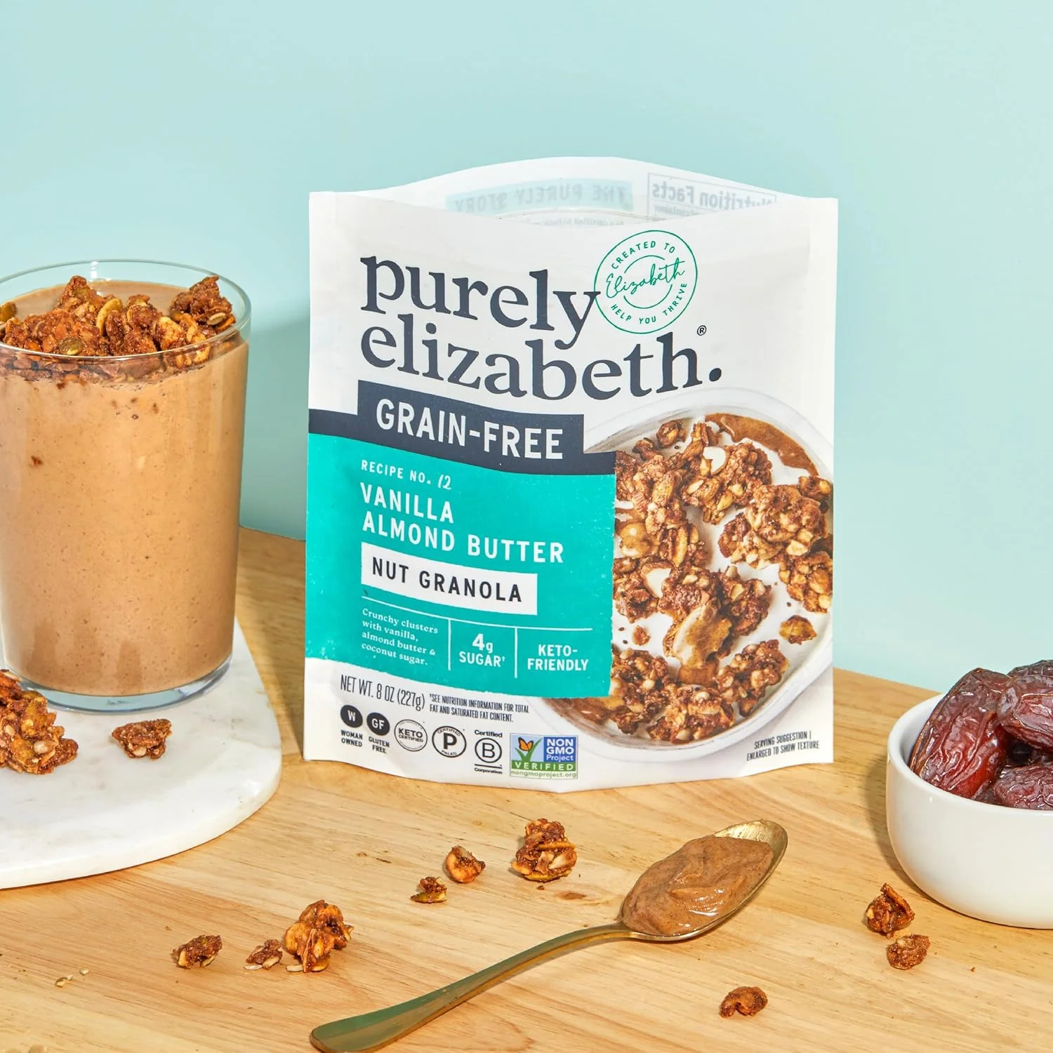 Grain-Free Nut Granola - Vanilla Almond Butter (3 Pack) - Image 2