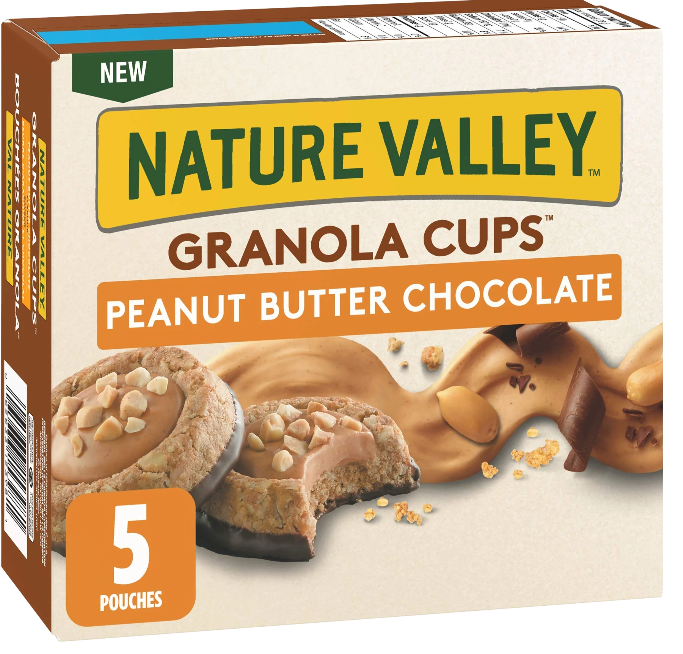 Granola Cups Peanut Butter Chocolate 5CT