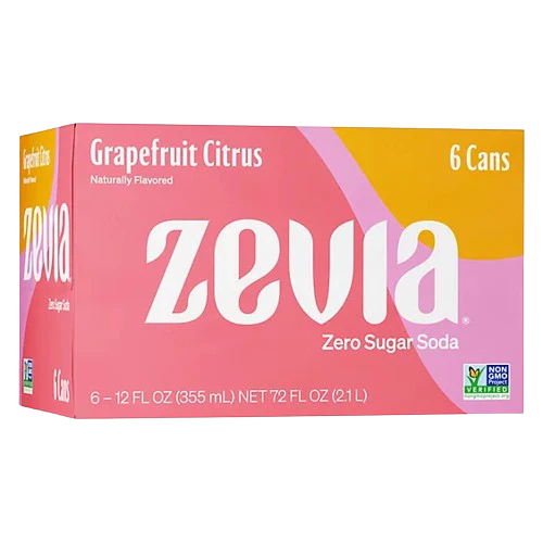 Grapefruit Zero Sugar Soda (6 Pack)