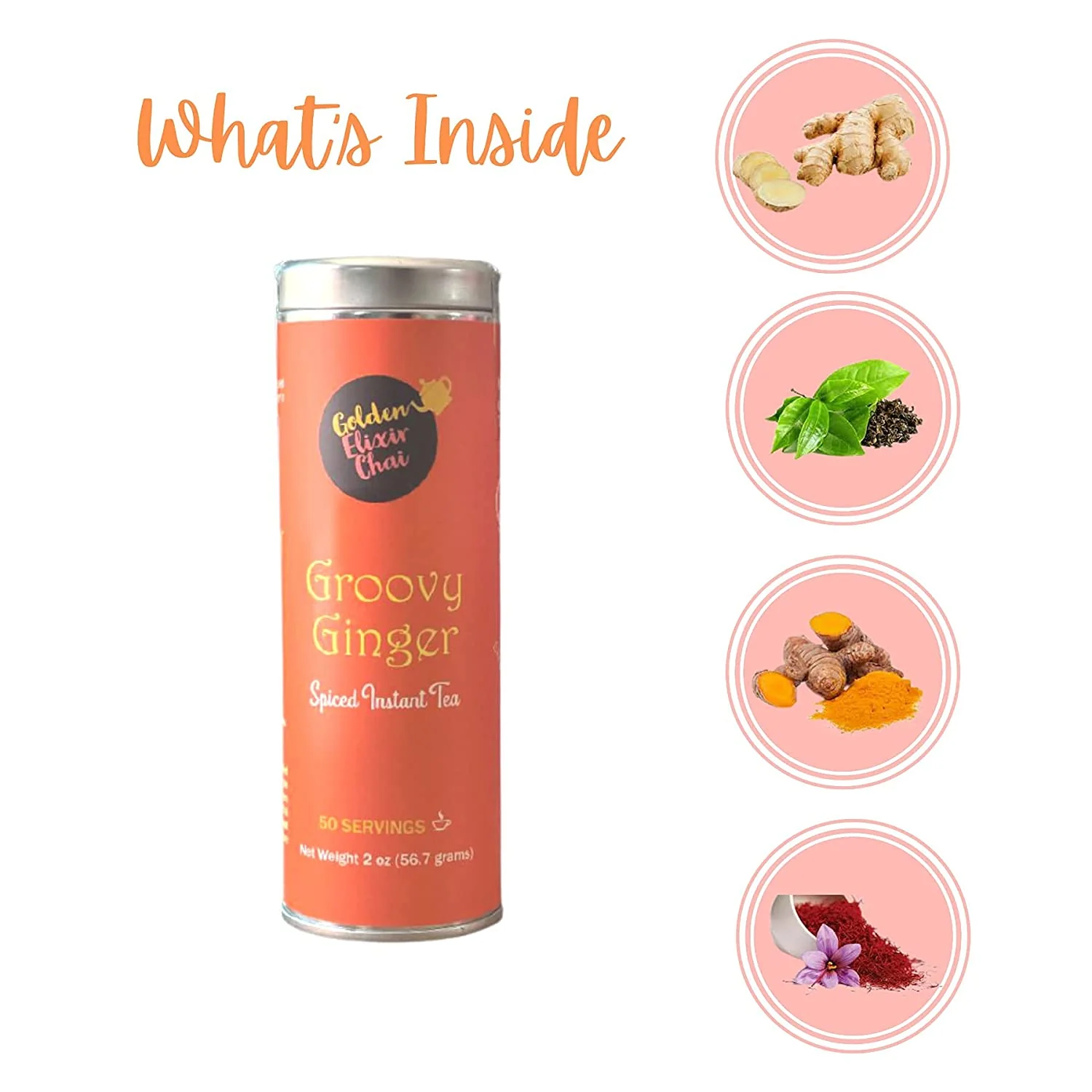 Groovy Ginger Spiced Instant Tea - Image 3