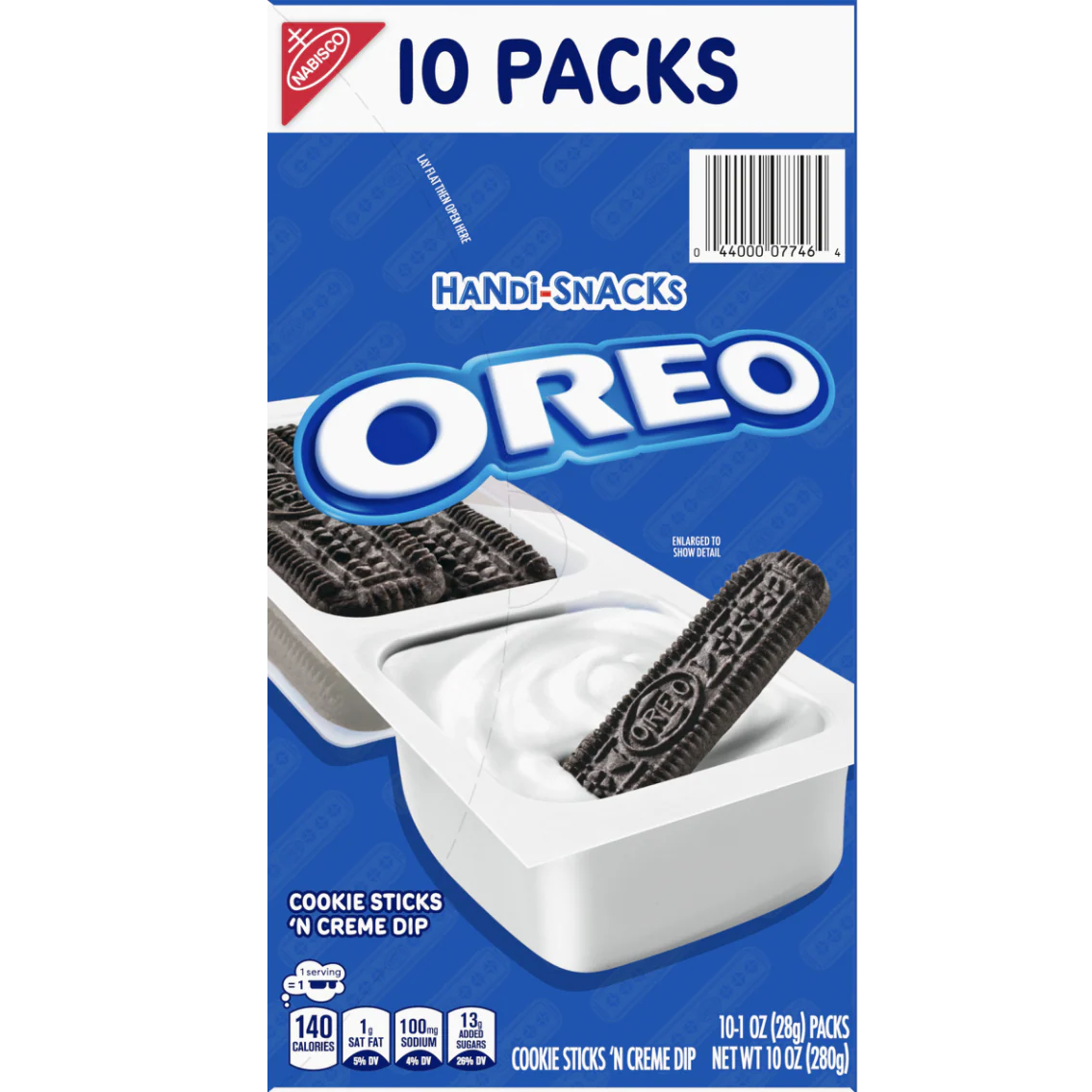 Handi-Snacks Chocolate Cookie Sticks 'n Creme Dip