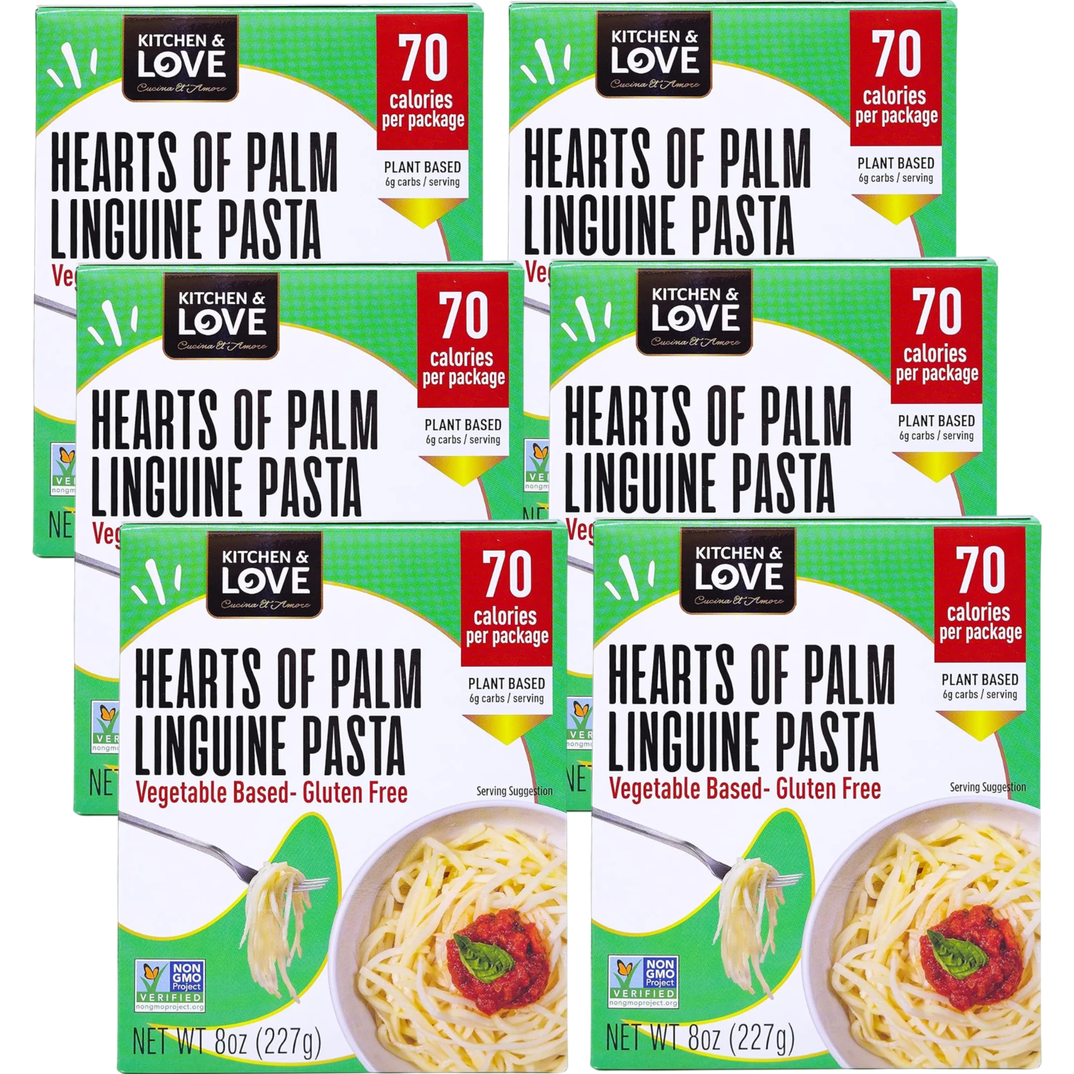 Hearts Of Palm Pasta Linguine (6 CT)