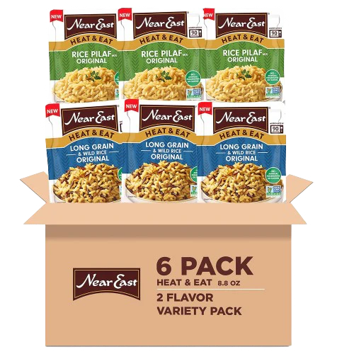 Heat & Eat Rice Pilaf & Blends - Variety (6 Pack)