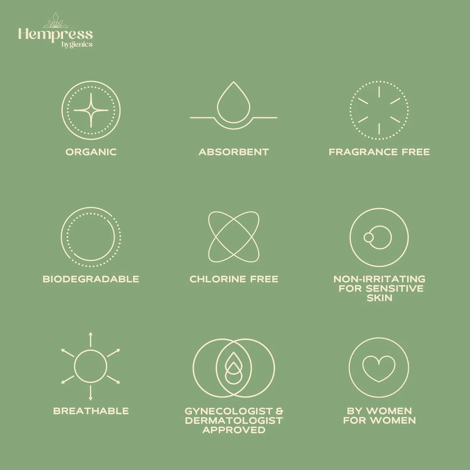 Hemp Night Regular Pads (12 CT) - Image 5