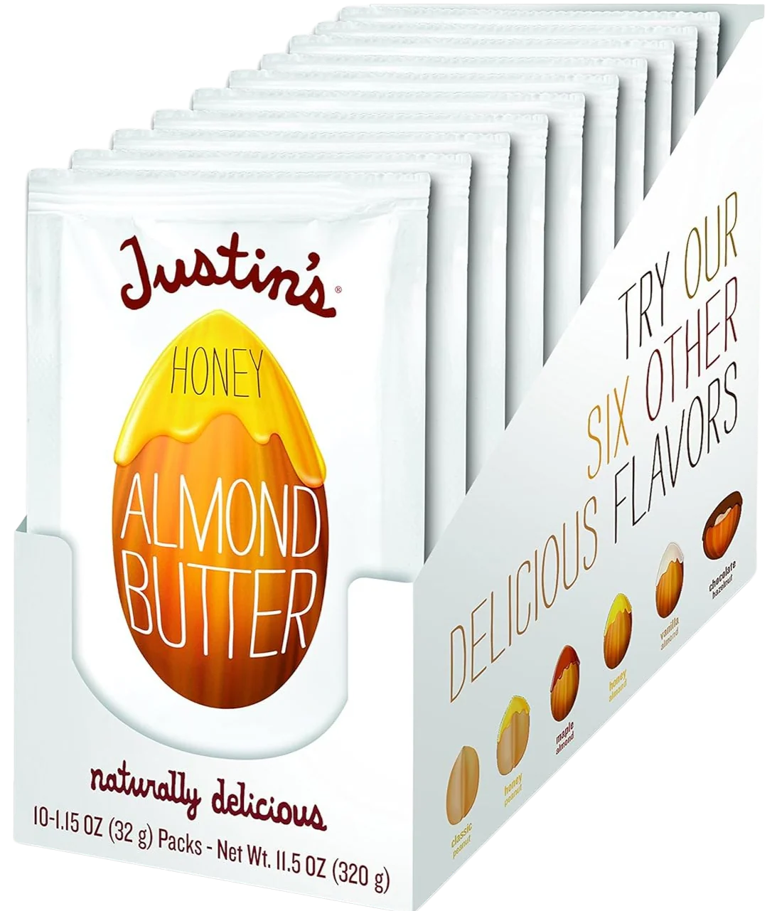 Honey Almond Nut Butter Squeeze Pack (10 Pack)