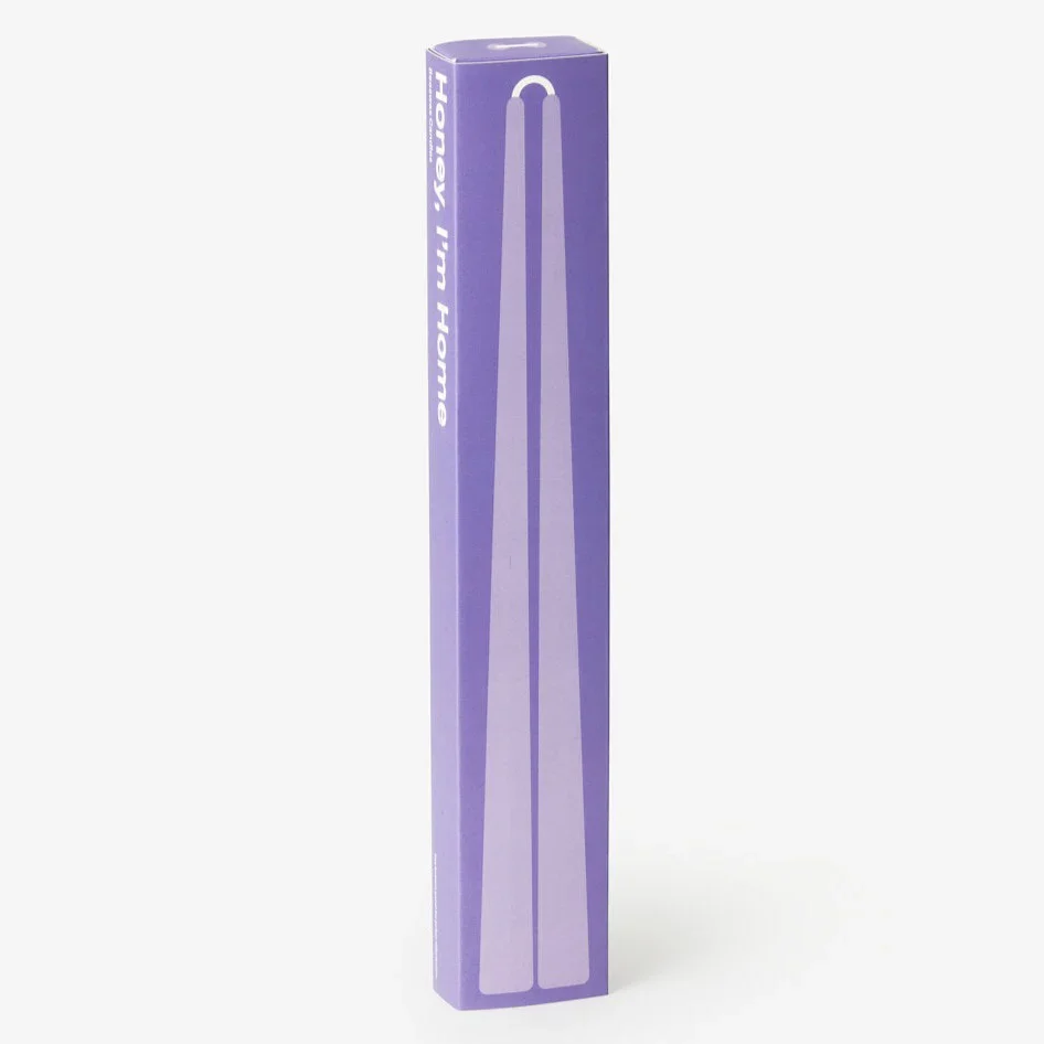 Honey, I'm Home Beeswax Candles - Lavender (Set of 2) - Image 3