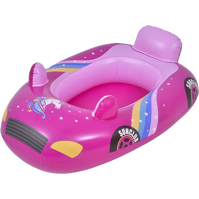 Inflatable Kids Boat Pink
