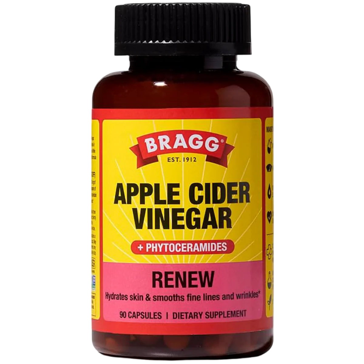 Inner Glow Apple Cider Vinegar Supplement (90 Capsules)