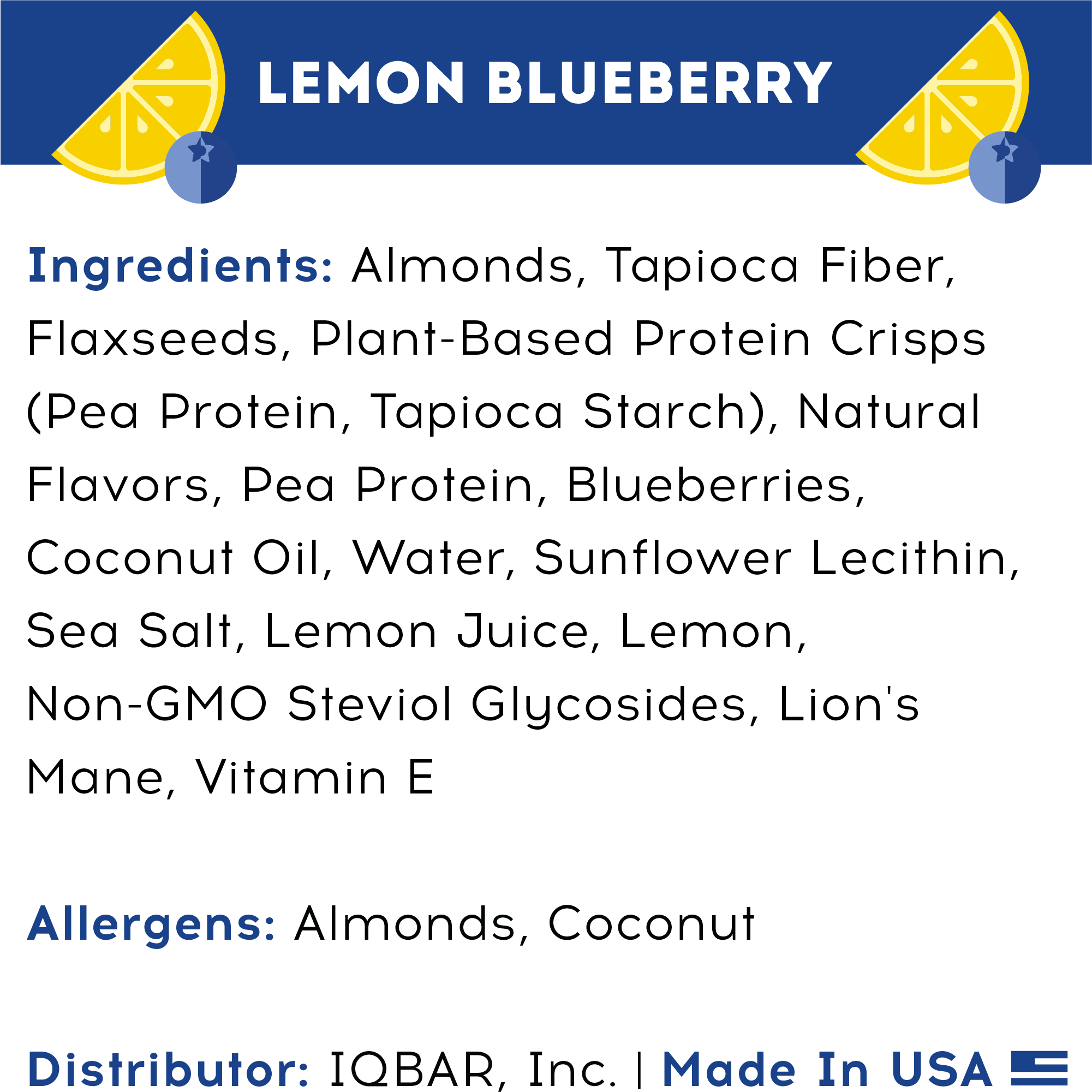 Lemon Blueberry Bar (12 CT) - Image 4