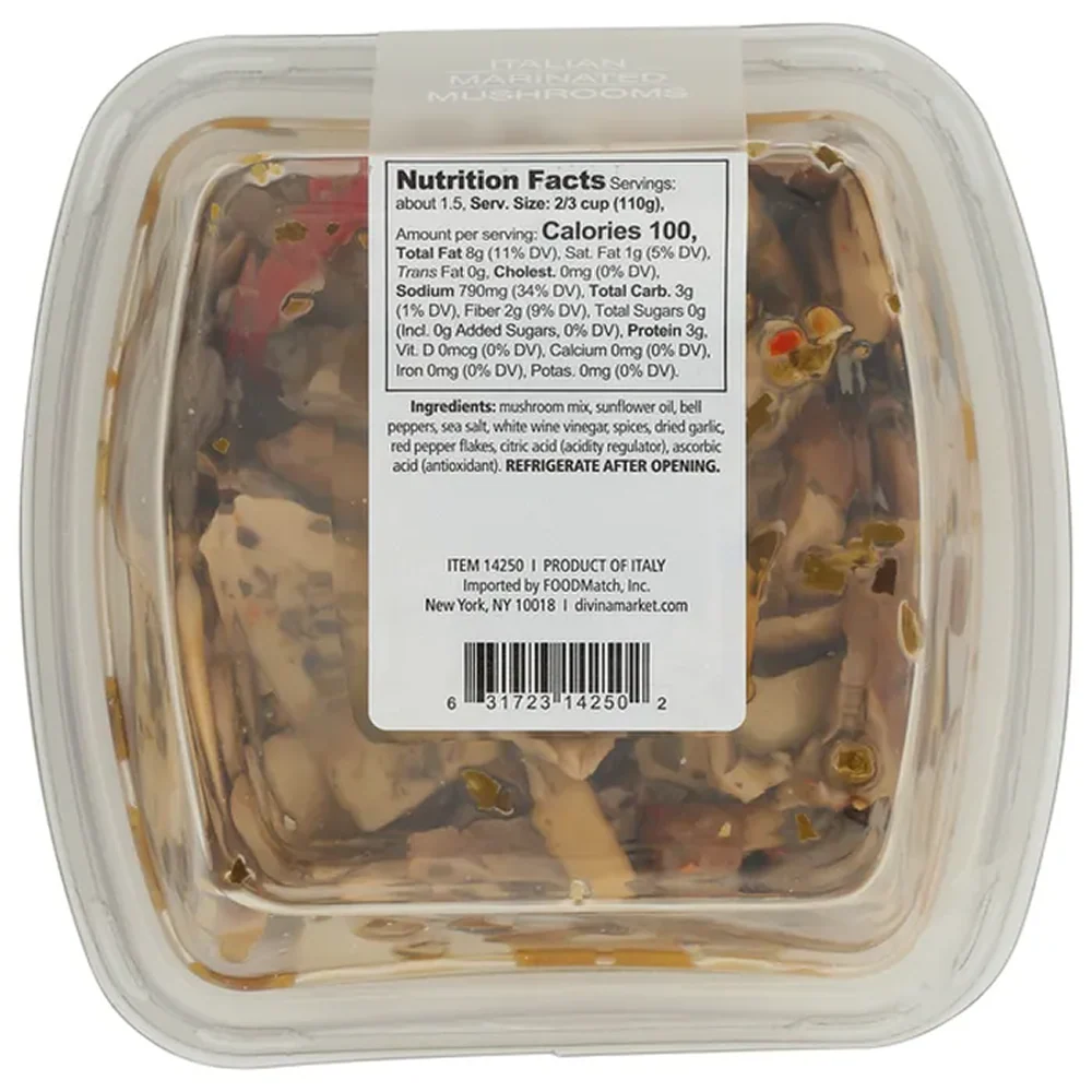 Italian Marinated Mushrooms Cup - Image 4