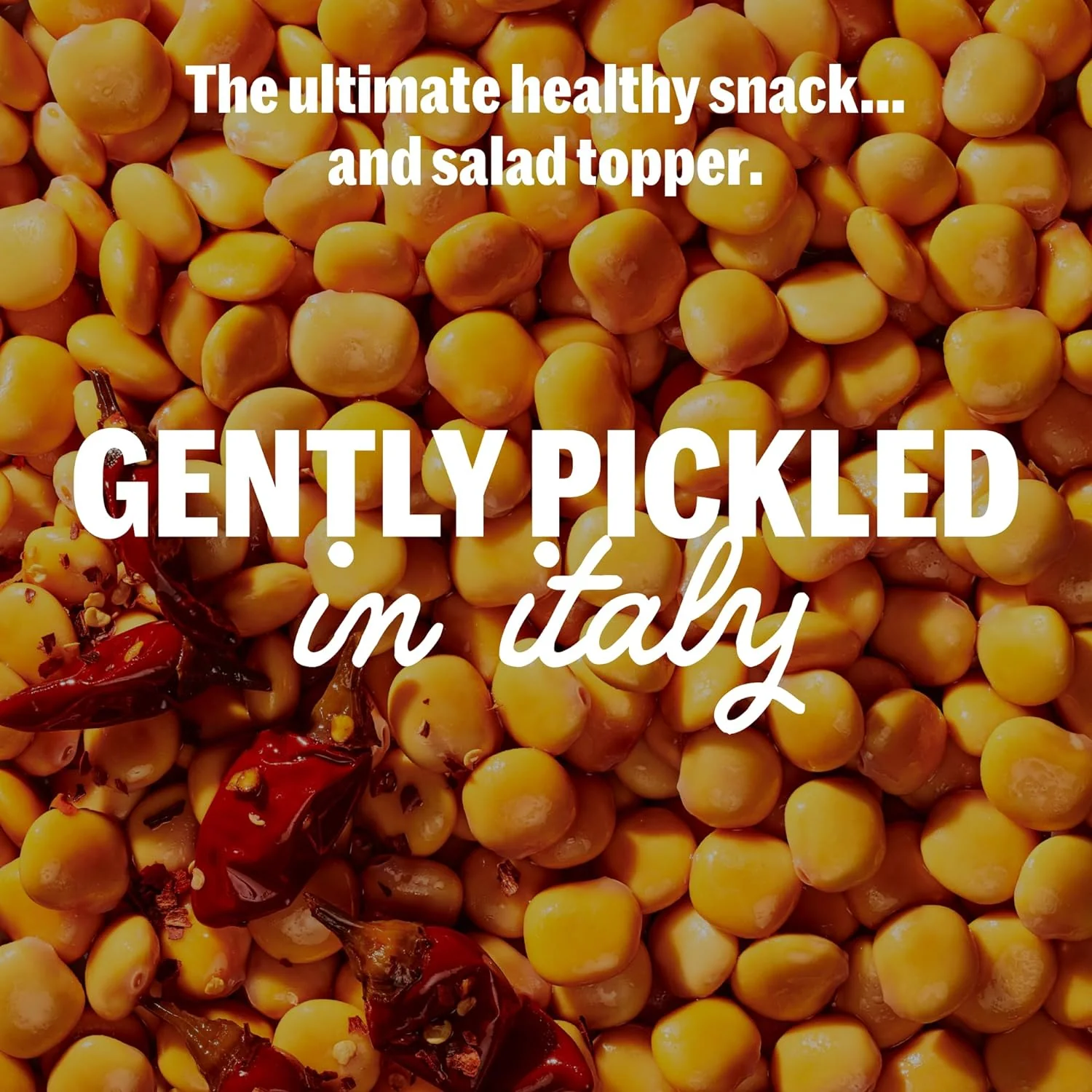 Chili Pepper Italian Snacking Lupini Beans (8 Pack) - Image 5