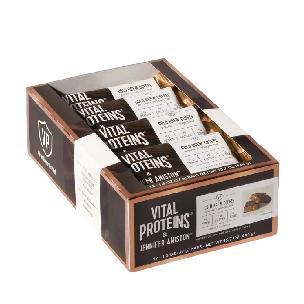 Protein Plus Collagen Cold Brew Coffee Bar (12 Pack)