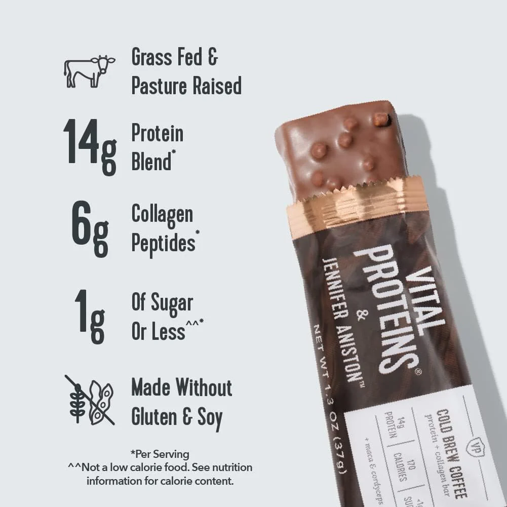 Protein Plus Collagen Cold Brew Coffee Bar (12 Pack) - Image 3