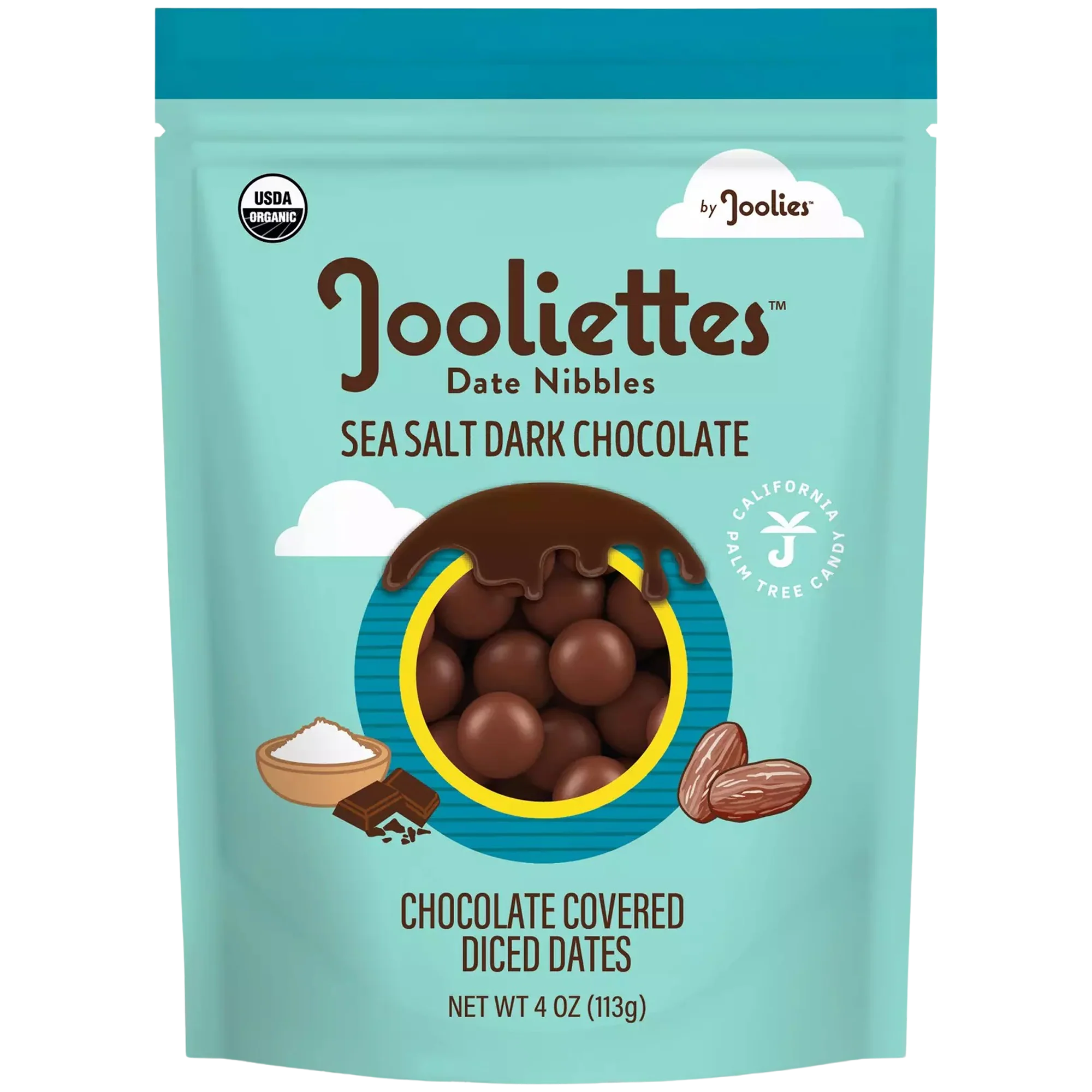 Jooliettes- Sea Salt Dark Chocolate Date Nibbles