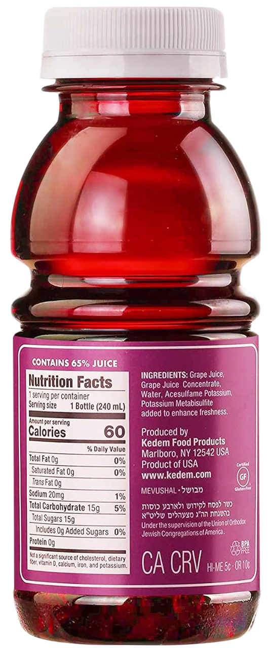 100% Concord Grape Juice (24 Pack) - Image 2