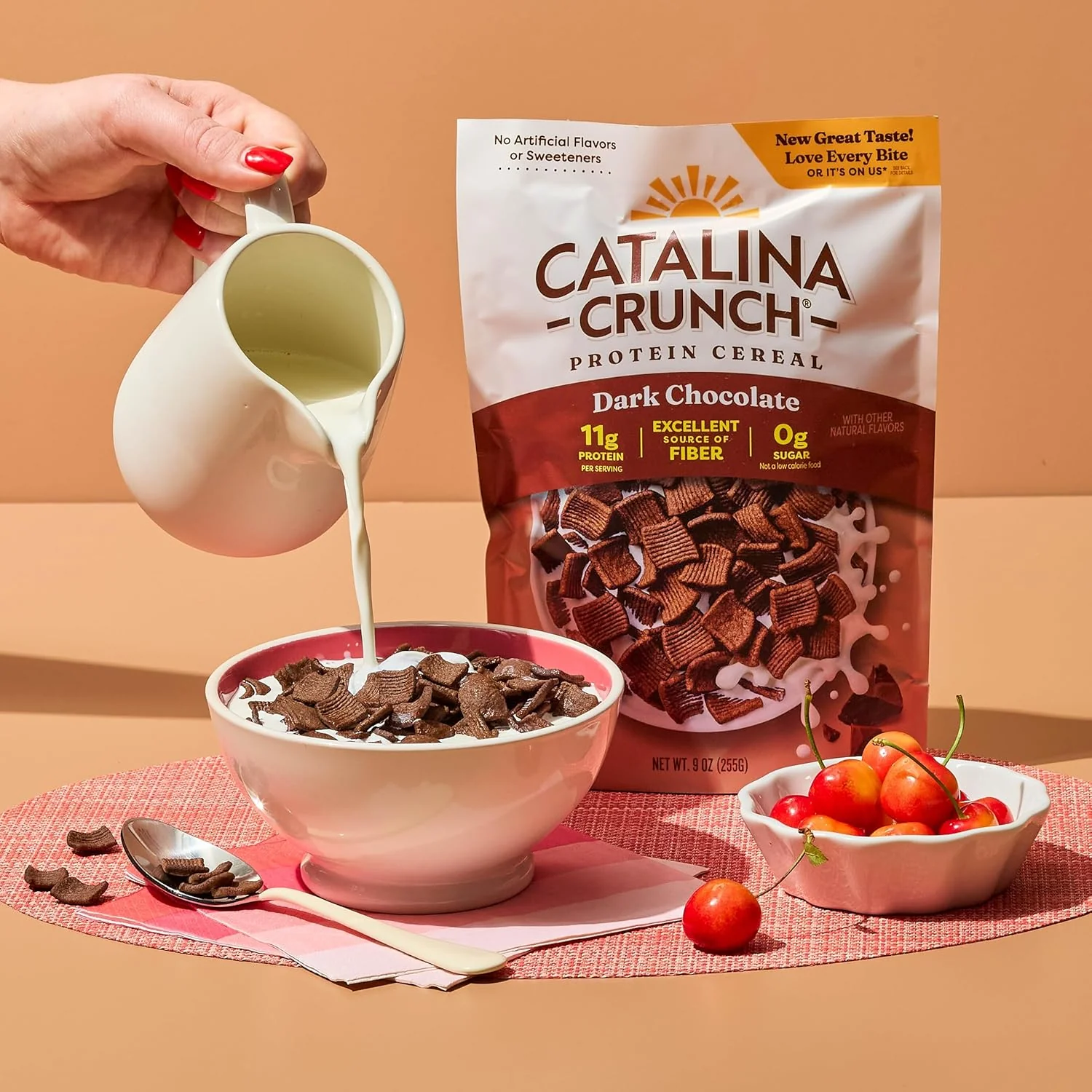 Keto Dark Chocolate Protein Cereal - Image 4