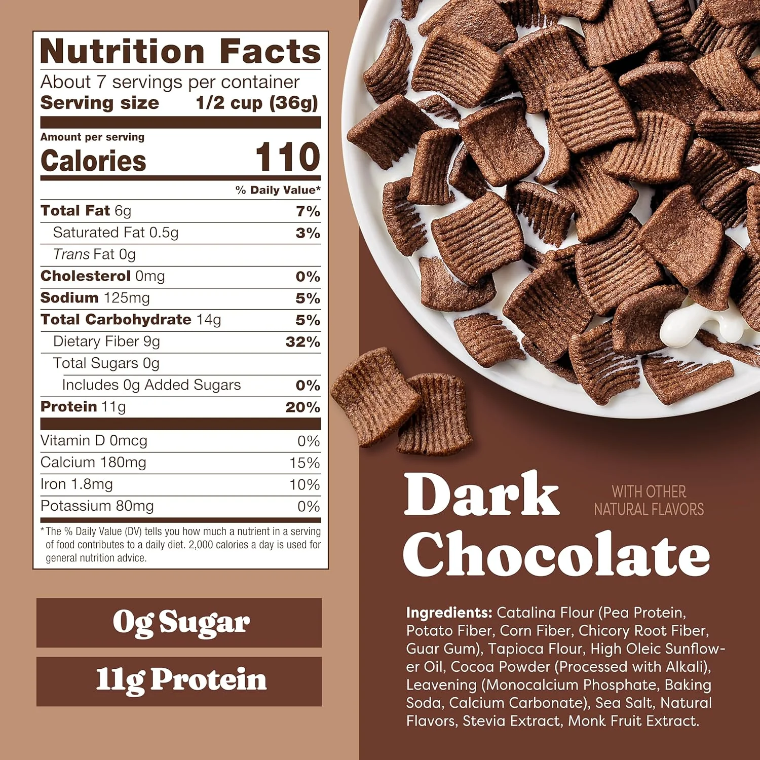 Keto Dark Chocolate Protein Cereal - Image 5