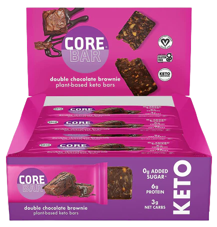 Keto Double Chocolate Brownie Bar (12 Pack)